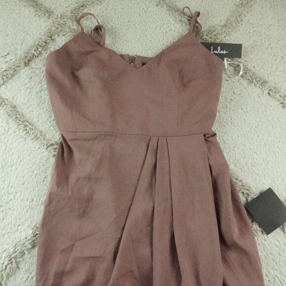 Lulu's Reinette V-Neck Midi Dress Womens Small NEW NWT - Picture 4 of 14